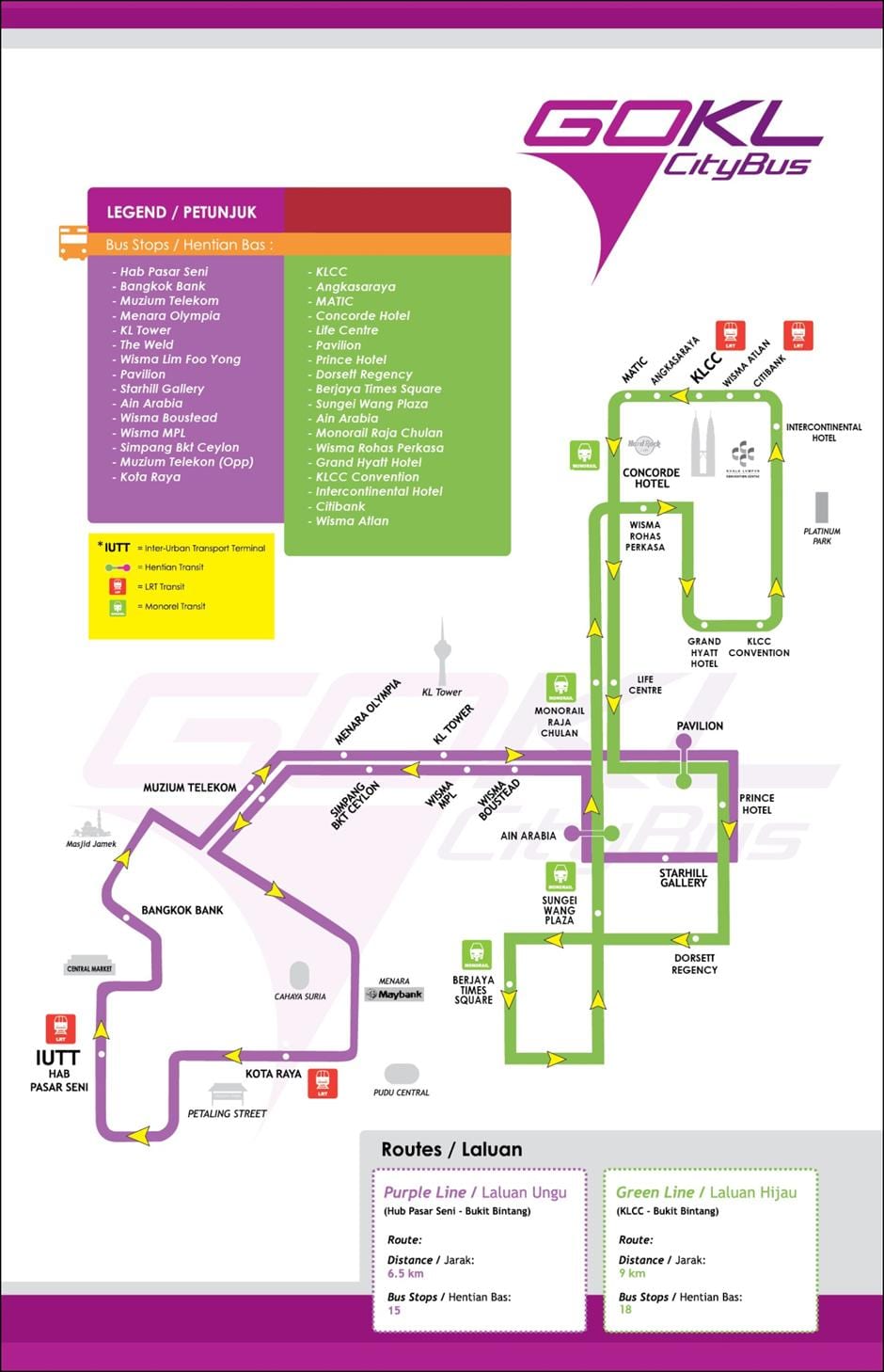 Mapa ísť kl zelená linka