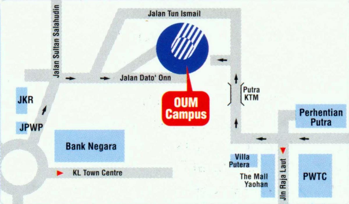 Mapa bank negara malajzia miesto