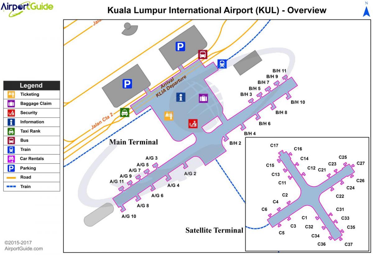 kuala lumpur international airport terminal mapu