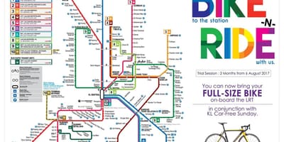 Kuala lumpur rýchly tranzit mapu