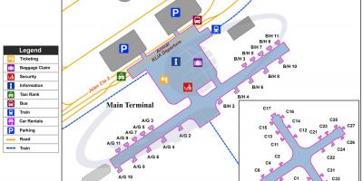 Kuala lumpur international airport terminal mapu