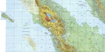 Mapu kuala lumpur topografické
