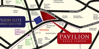 Mapa pavilón kl