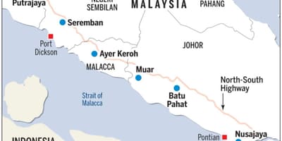 Väčšie kuala lumpur mapu